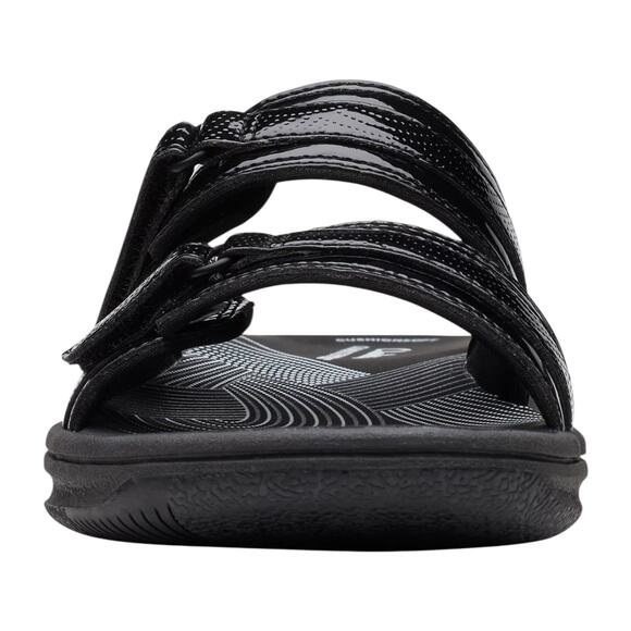 Clarks Women's Breeze Piper Comfort Slide Sandals Black Size 8 - Picture 3 of 5